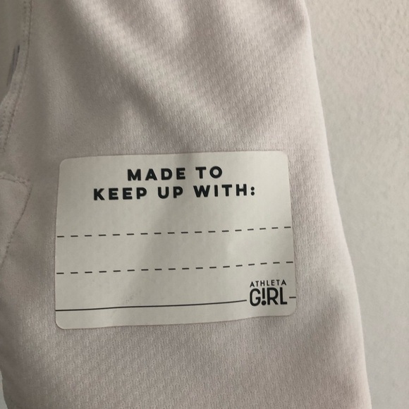 Athleta Girl Jacket Stunner Shade White Multicolored Zipper Size Large 12 - Picture 10 of 12